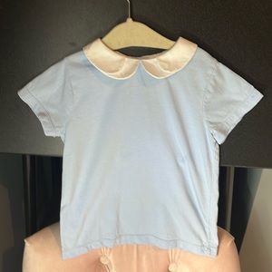 Jacadi Paris Cotton Girl Polo Shirt Size 4